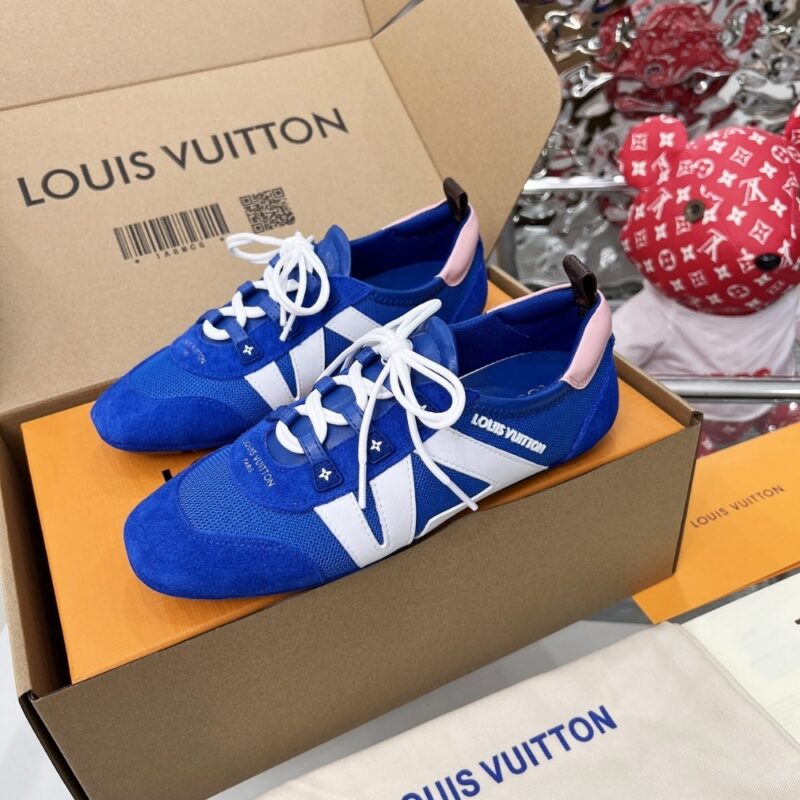 Alternative view of Louis Vuitton Lv Sneakerina Blue 1Ahots