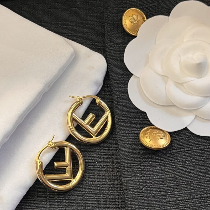 Alternative view of Fendi F Is Fendi Earrings 8Ak625B08F0Cfk