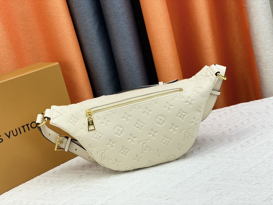 Louis Vuitton Monogram Empreinte Bumbag Creme 37Cm M44836 - Image 6