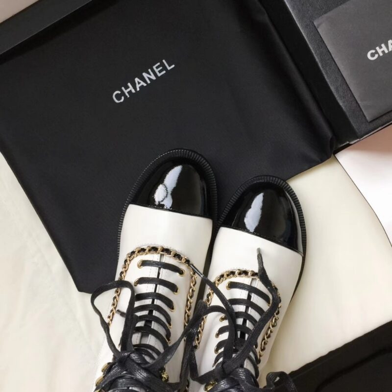 Alternative view of Chanel Botas Para Mujer White And Black