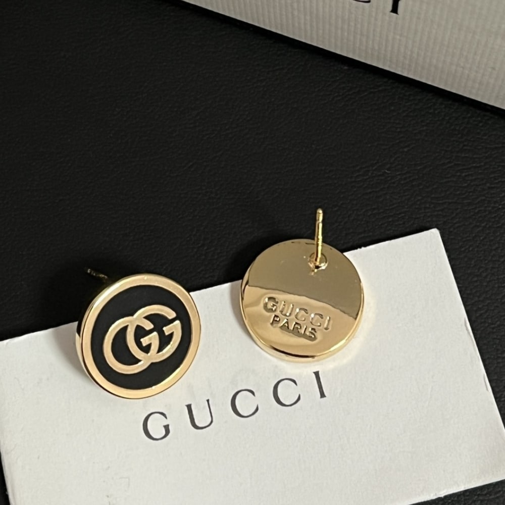 Gucci Interlocking Stud Earrings - Image 3