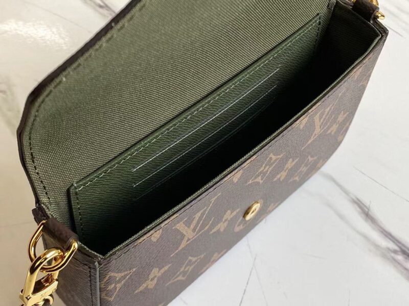 Alternative view of Louis Vuitton Félicie Strap And Go 17Cm Green M80091