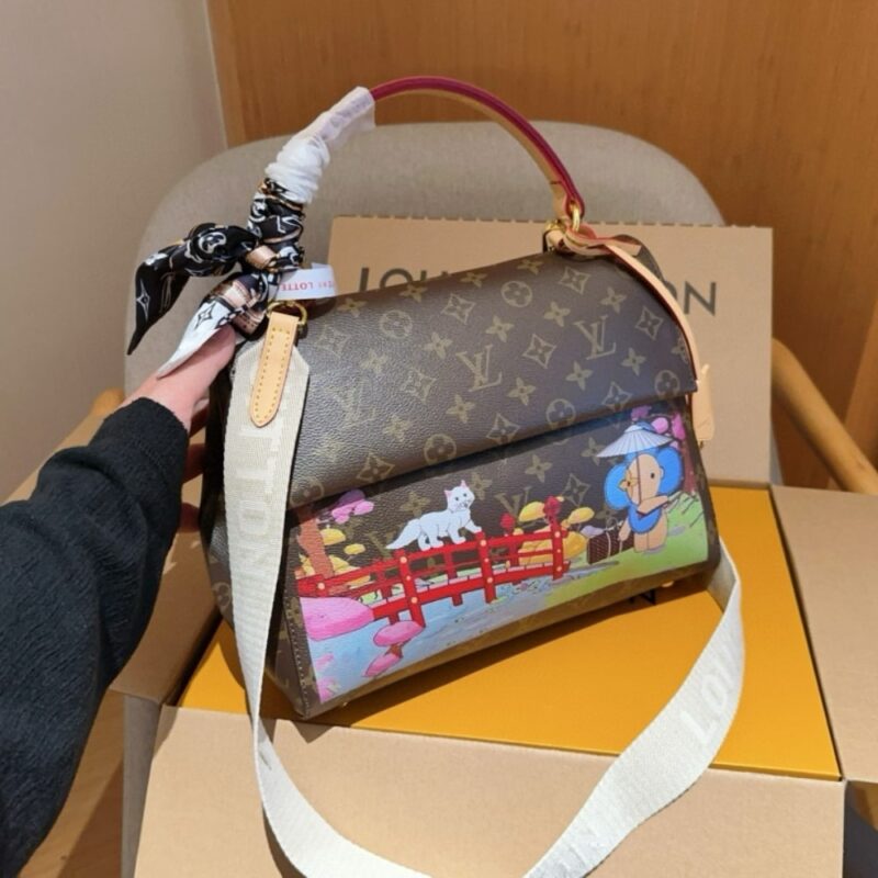 Alternative view of Louis Vuitton Cluny Bag Monogram Brown 29Cm