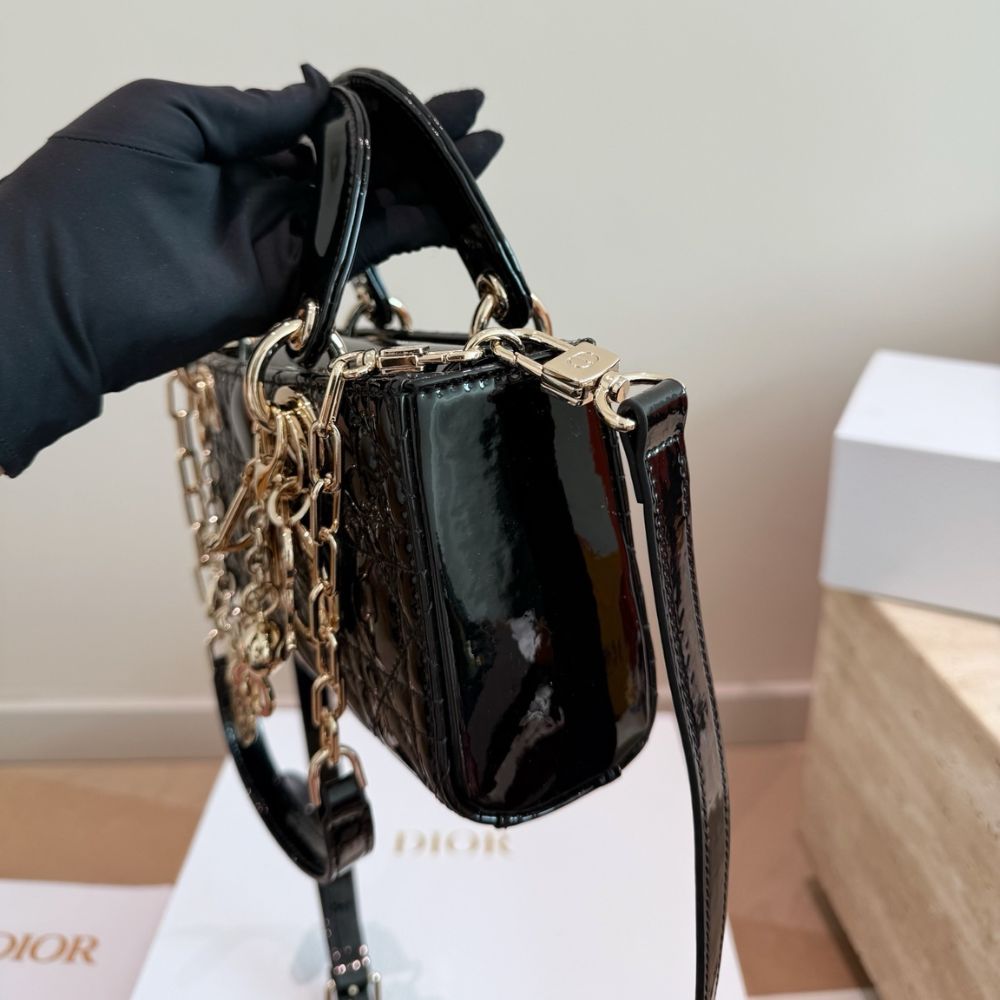 Dior Joy Gold Charm Edition Black 22Cm - Image 8