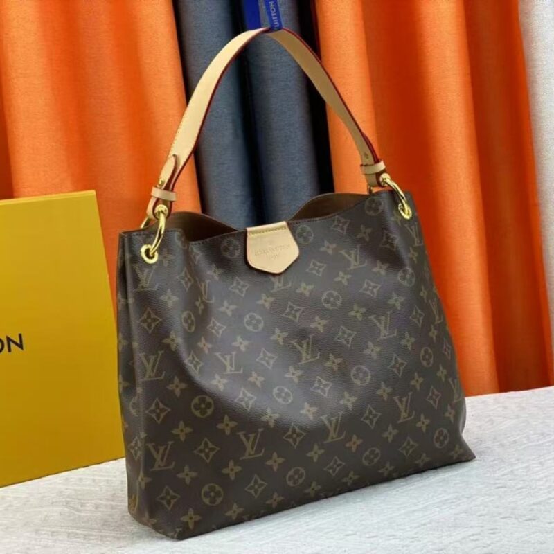 Alternative view of Iconic Set: Louis Vuitton Graceful Bag And Pocket Organizer Monogram Wallet