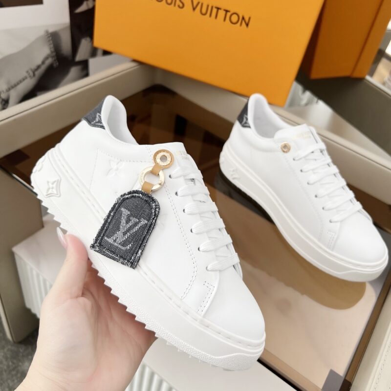Alternative view of Louis Vuitton Time Out Sneaker Grey 1Aguy4