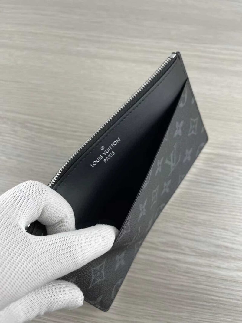 Alternative view of Louis Vuitton Monogram Slim Purse Full Black M80348