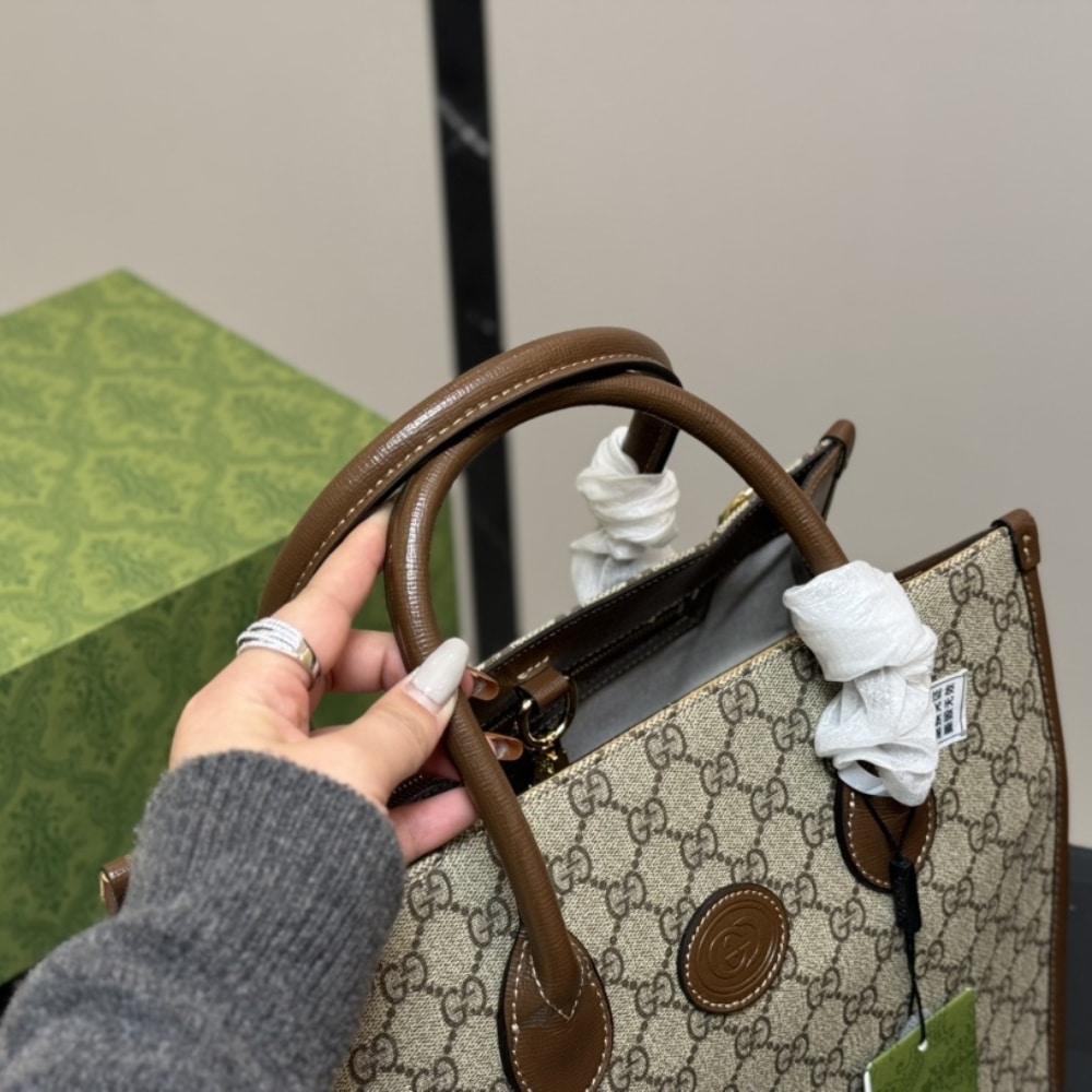 Iconic Set: Gucci Gg Small Tote Bag And Ophidia Wallets - Image 5