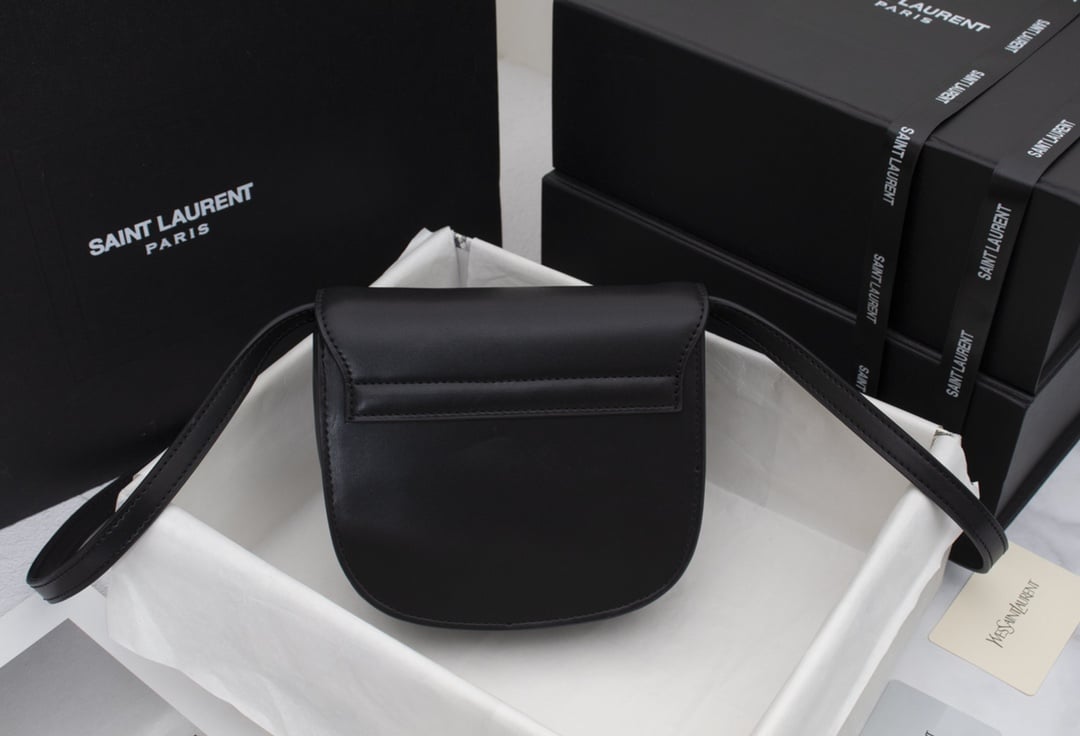 Saint Laurent Kaia Small Smooth Leather Black 619740Bwr0W1000 - Image 5