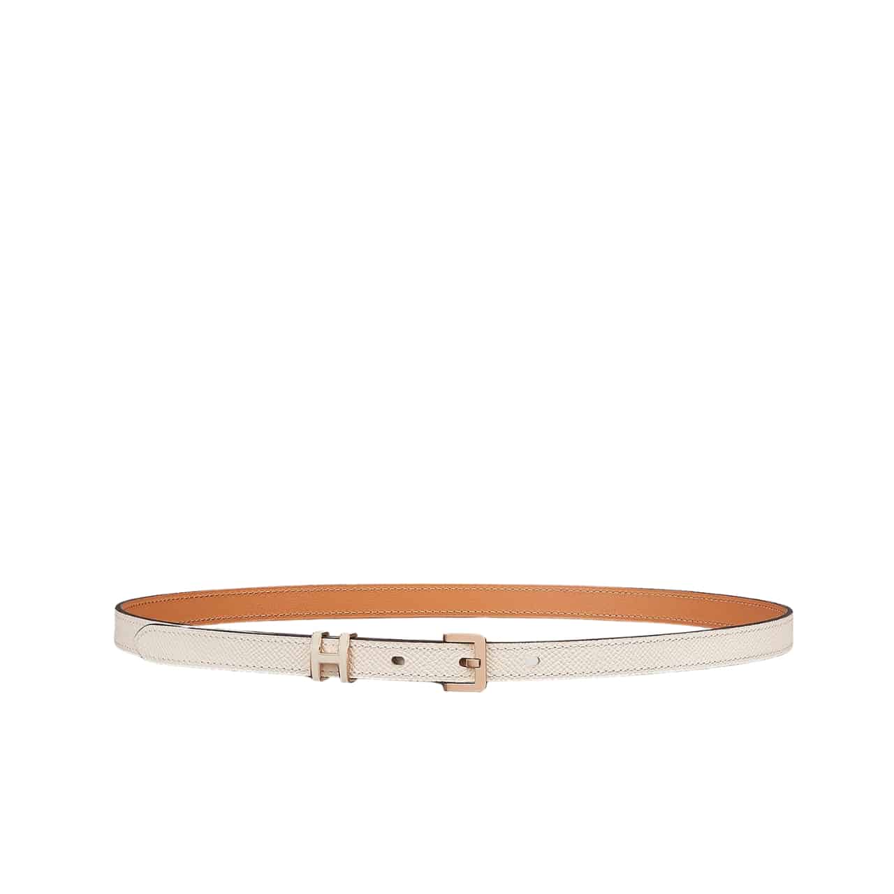 Hermes Pop H 15 Belt White 15Mm H081087Cd10085