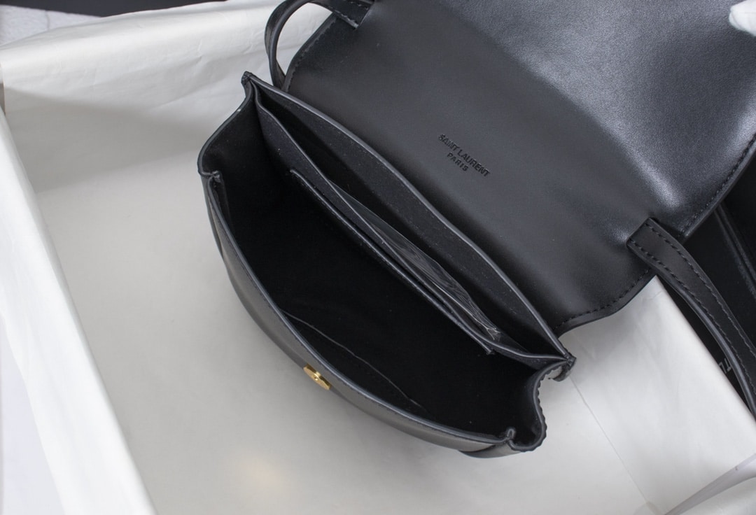 Saint Laurent Kaia Small Smooth Leather Black 619740Bwr0W1000 - Image 6