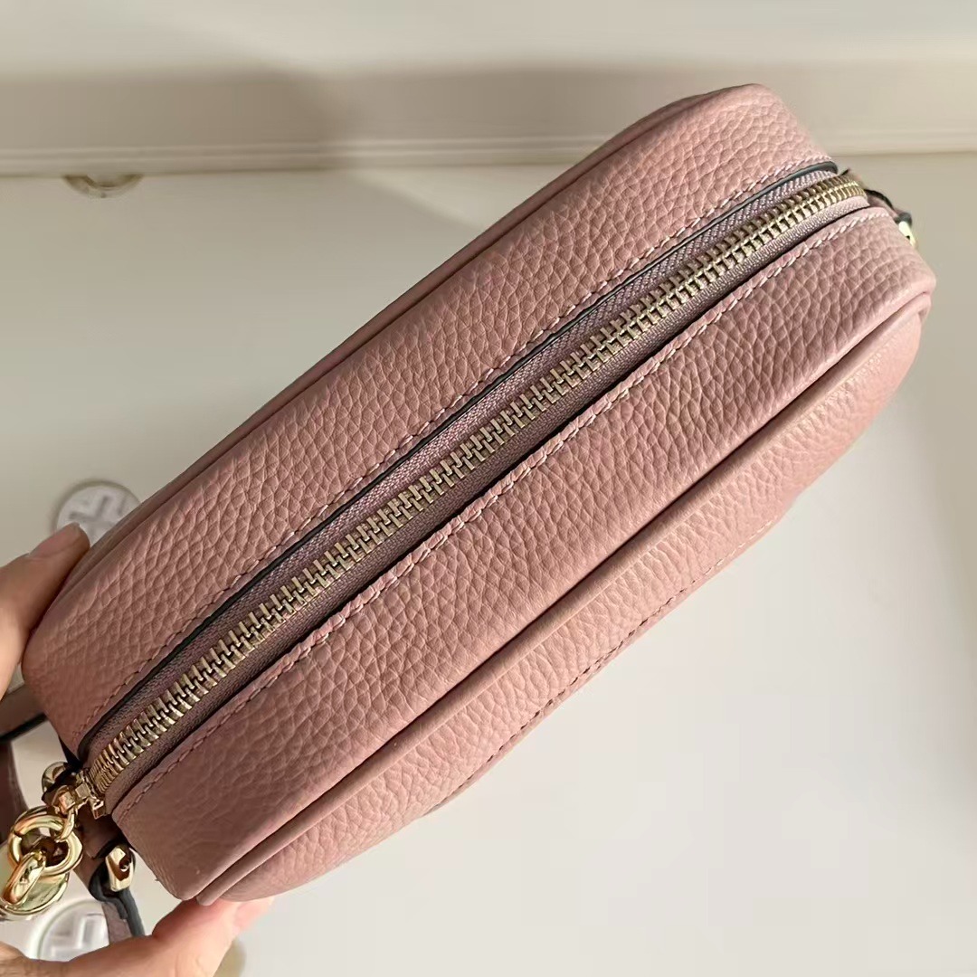 Gucci Soho Small Disco Bag Pink Leather 21Cm 308364 A7M0G 2754 - Image 7