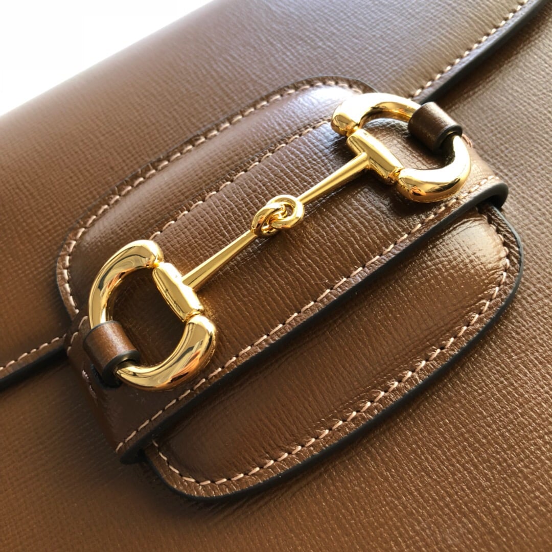 Gucci Horsebit 1955 Medium Shoulder Bag Brown Leather 25Cm 602204 1DB0G 2361 - Image 2