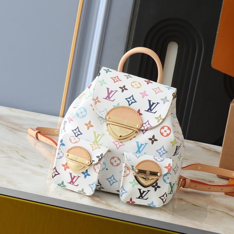 Alternative view of Iconic Set: Louis Vuitton X Takashi Murakami Venice Backpack And Zippy Wallet