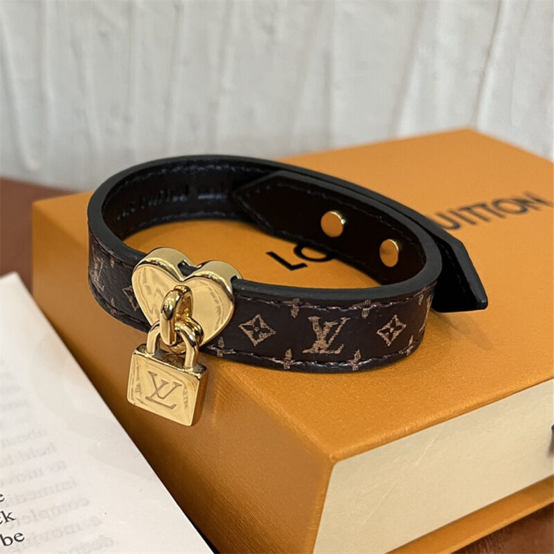Alternative view of Louis Vuitton Lock Me In Love Bracelet Monogram Brown M4264Z