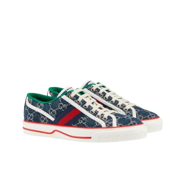 Gucci Tennis 1977 Sneaker Dark Blue Demin 606110 2Kq10 4463