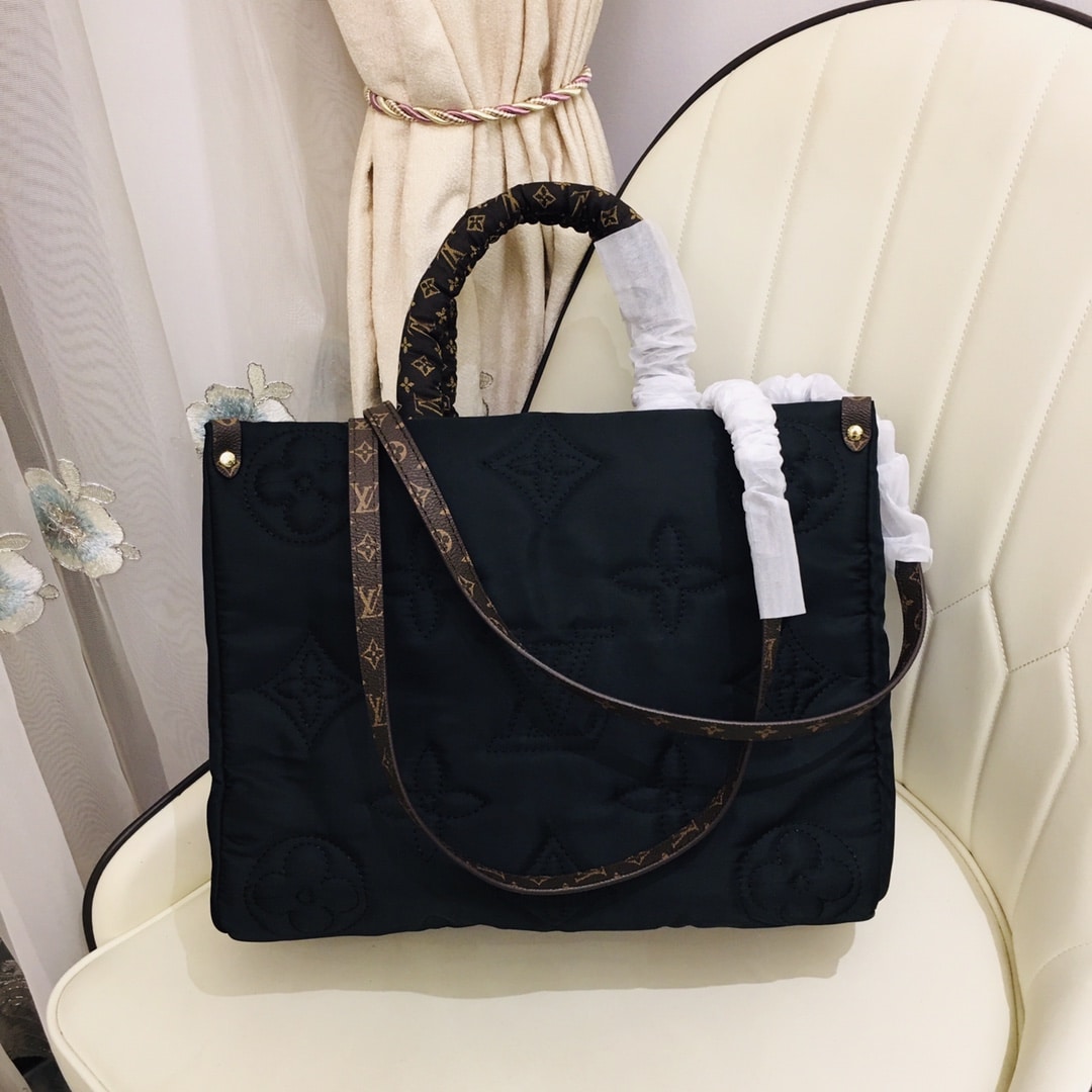 Louis Vuitton Onthego MM Black M21069 - Image 8