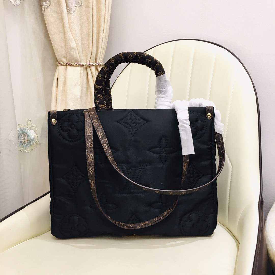 Louis Vuitton Onthego MM Black M21069 - Image 3