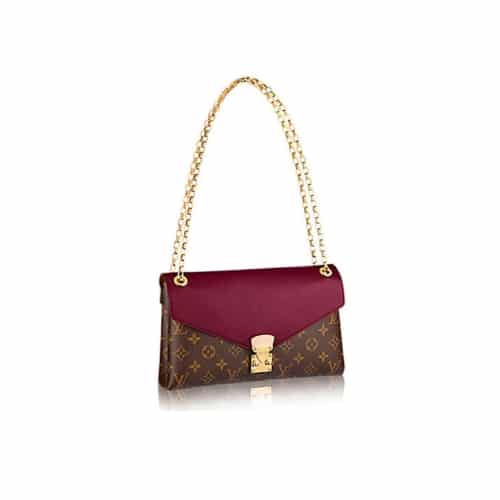 Louis Vuitton Pallas Chain Canvas Monogram Shoulder Bag
