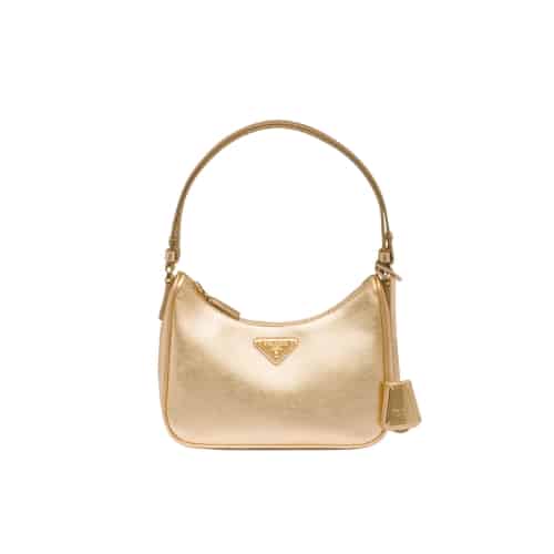 Prada Saffino Leather Mini Bag Platinum 1Bc204Nzvf0522Vjou