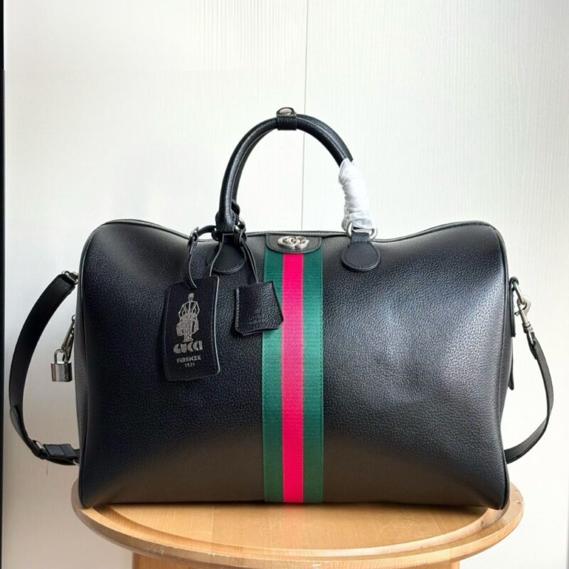 Alternative view of Gucci Web Trademark Medium Duffle Bag Black 44Cm