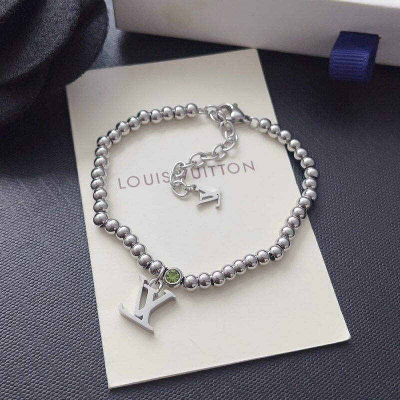 Alternative view of Louis Vuitton Nano Beads Bracelet In Silver Tone