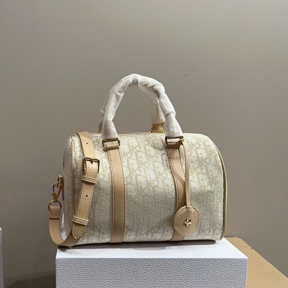 DIOR GROOVE 25 BAG OBLIQUE JACQUARD NATURAL 25CM M1365UTZQ M925 - Image 2