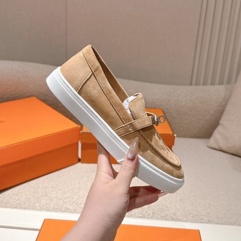 Alternative view of Hermes Game Slip On Sneaker Beige Perlino H242191Z Di355