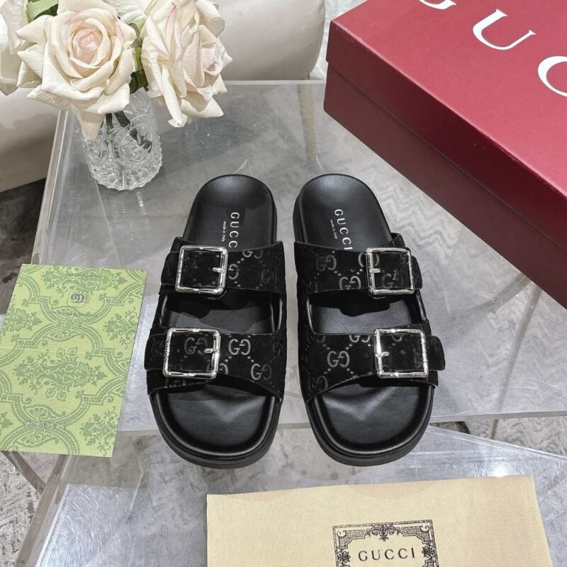 Alternative view of Gucci Women'S Slide Sandal Black ‎816380 Aaduo 1000