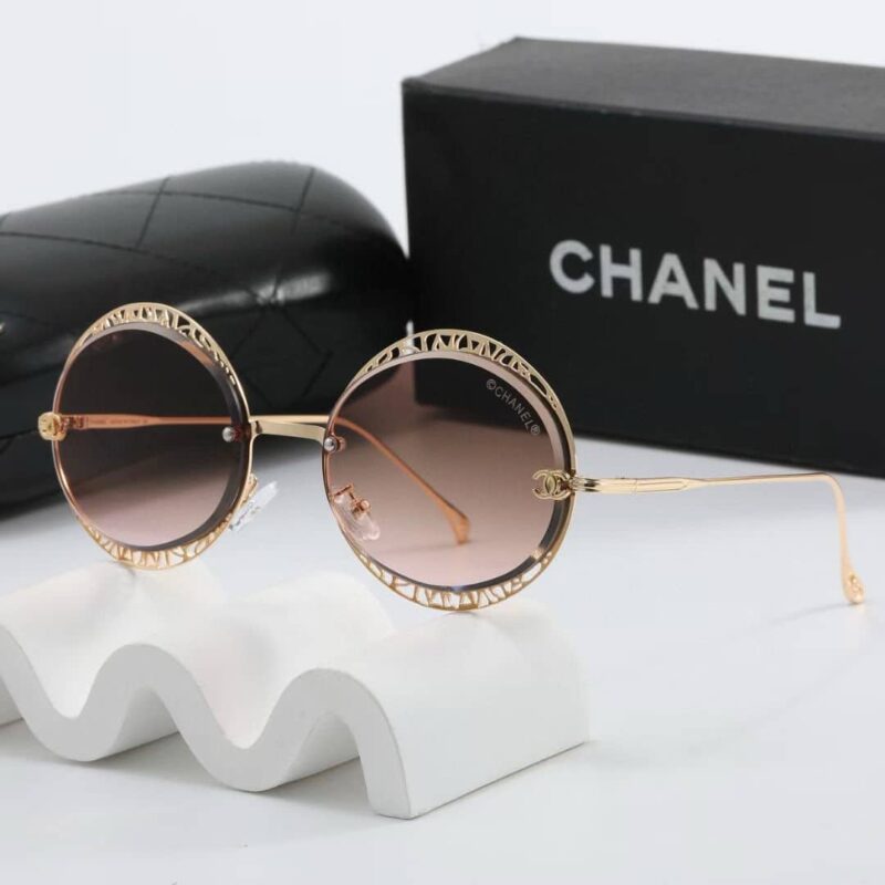 Alternative view of Chanel Soleil Vintage Sunglasses Brown