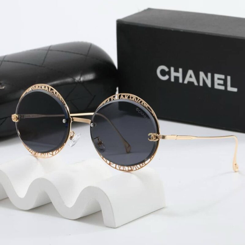 Alternative view of Chanel Soleil Vintage Sunglasses Black
