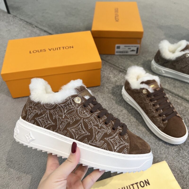Alternative view of Louis Vuitton Time Out Trainers Brown 1Aidic