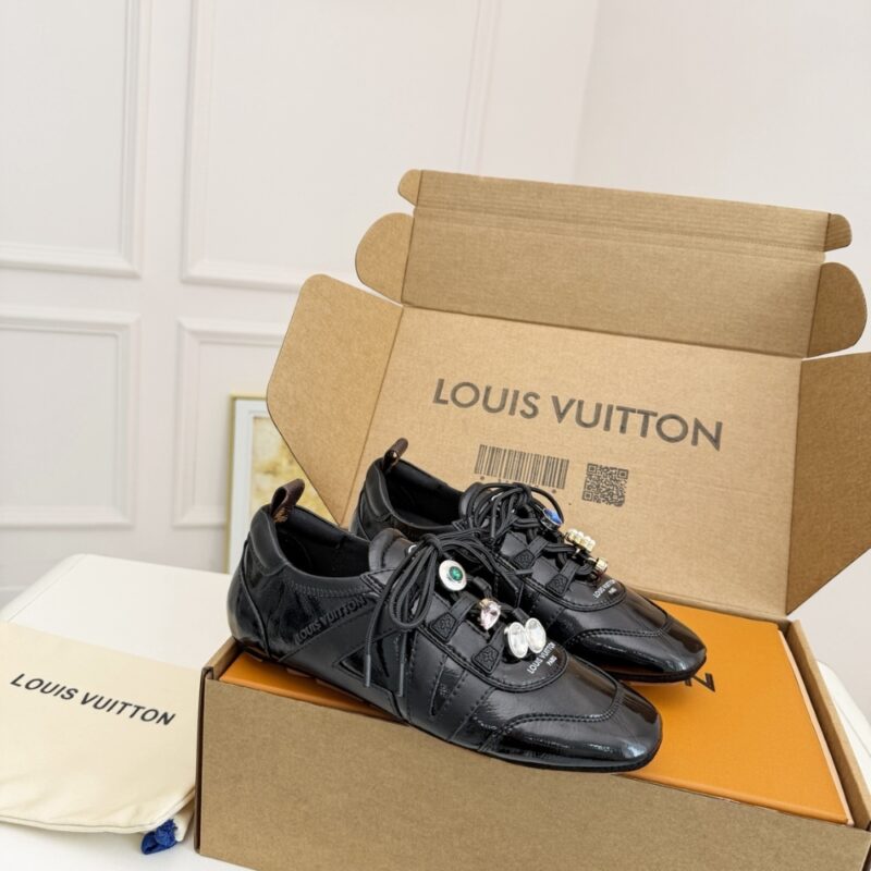 Alternative view of Louis Vuitton Lv Sneakerina Black 1Aiver