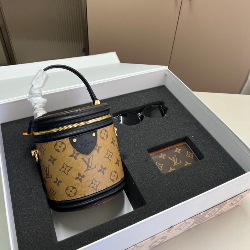 Alternative view of Gift Set: Louis Vuitton Cannes Bag Monogram With Card Wallet And My Monogram Light Cat Eye Glasses