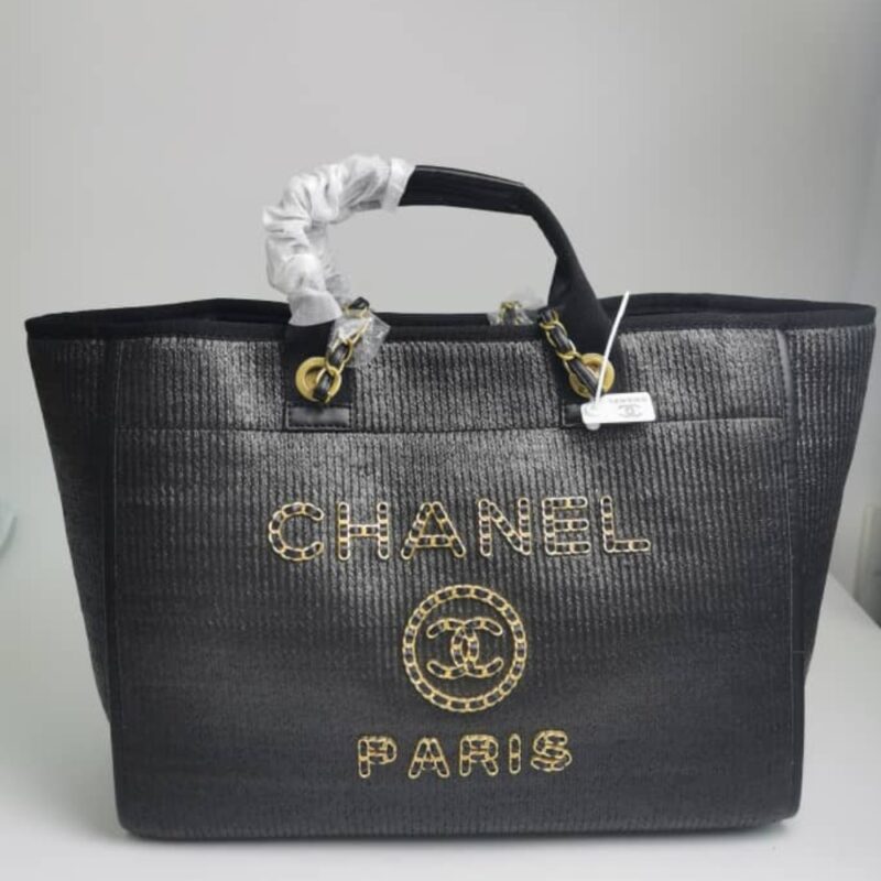 Alternative view of Iconic Set: Chanel Deauville Large Shopping Bag And Long Flap Wallet