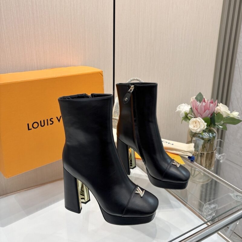Alternative view of Louis Vuitton Swing Platform Ankle Black 1Aiczx