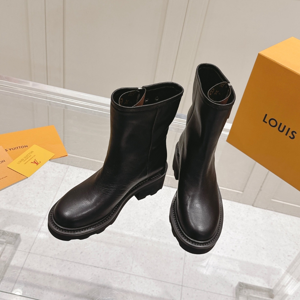 Louis Vuitton Lv Beaubourg Ankle Boot Black 1Aidd4 - Image 5