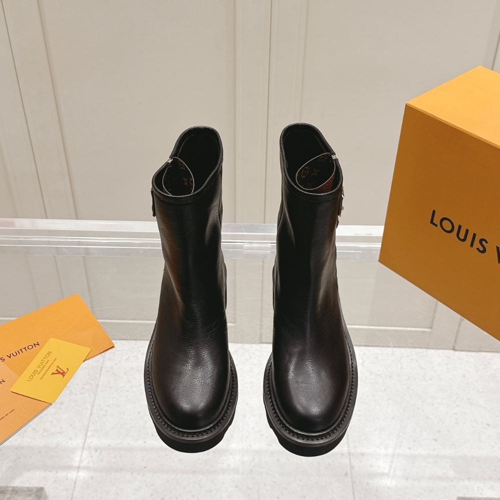 Louis Vuitton Lv Beaubourg Ankle Boot Black 1Aidd4 - Image 4