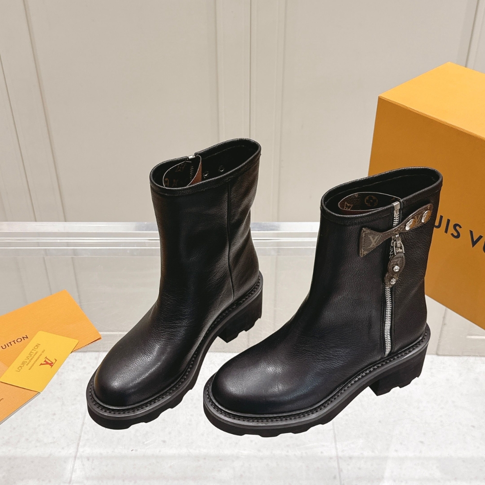 Louis Vuitton Lv Beaubourg Ankle Boot Black 1Aidd4 - Image 3