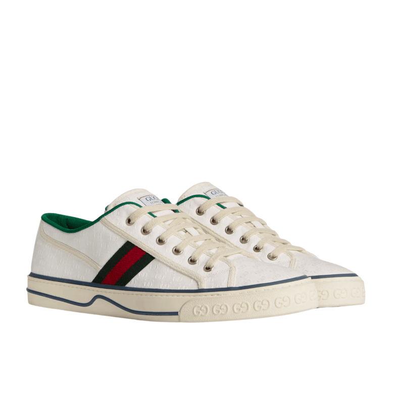 Gucci Tennis 1977 White Mini Gg 606111 99W90 9085