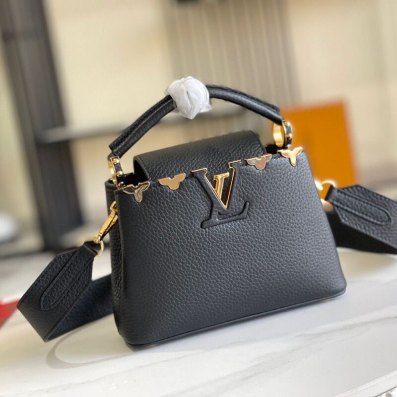 Alternative view of [Super Vip 1:1] Louis Vuitton Capucines Mini Black 21cm M56669