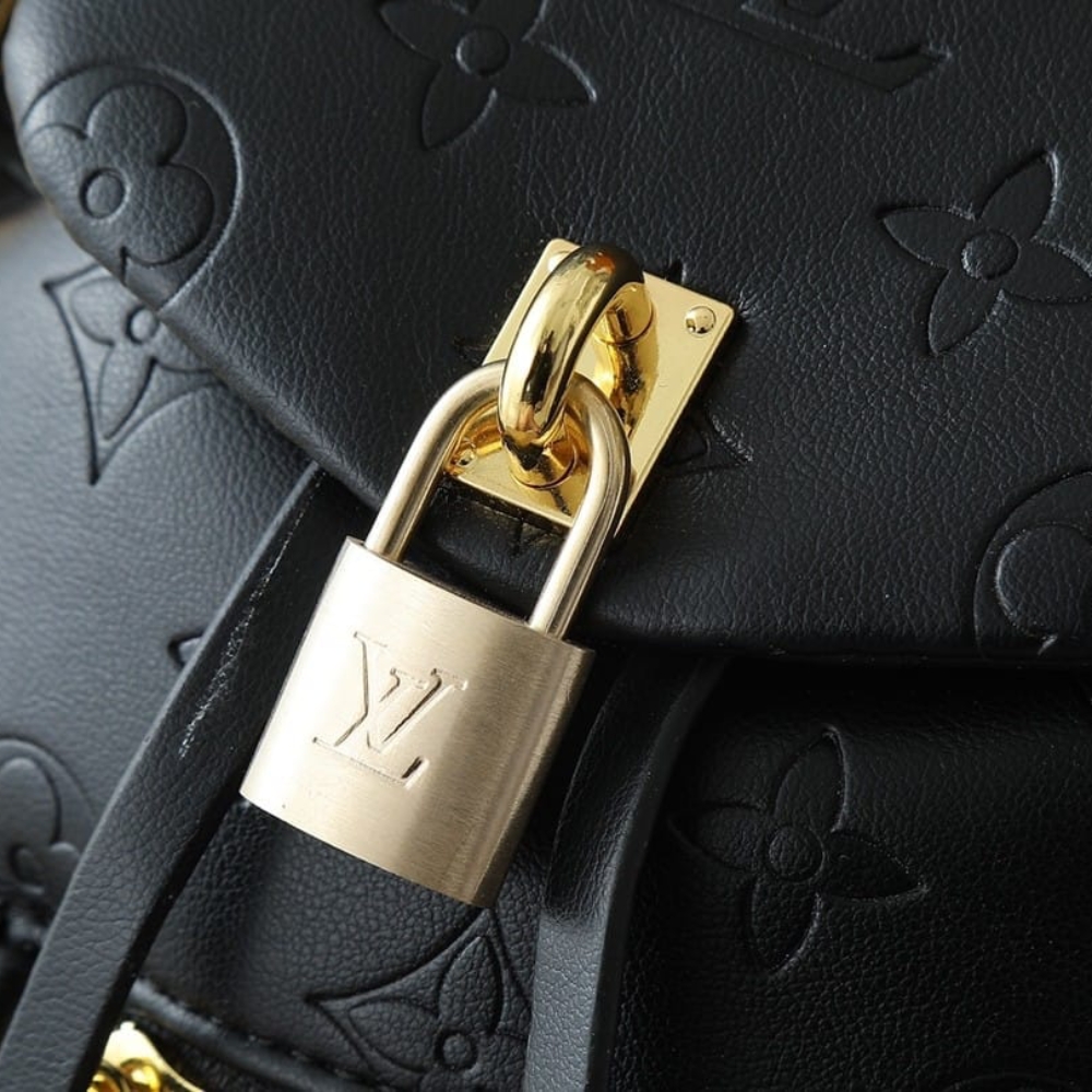 Iconic Set: Louis Vuitton Coussin Backpack PM And Sarah Wallet Monogram Empreinte - Image 6