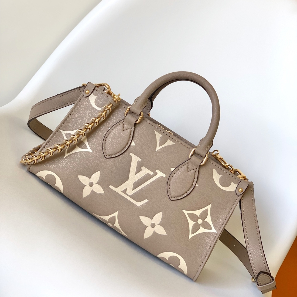 Louis Vuitton Onthego East West Bag Bicolor Beige 25Cm M23641 - Image 2