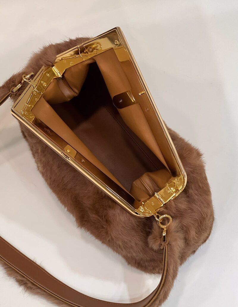 Alternative view of Fendi First Brown Mink Bag 32.5 Cm