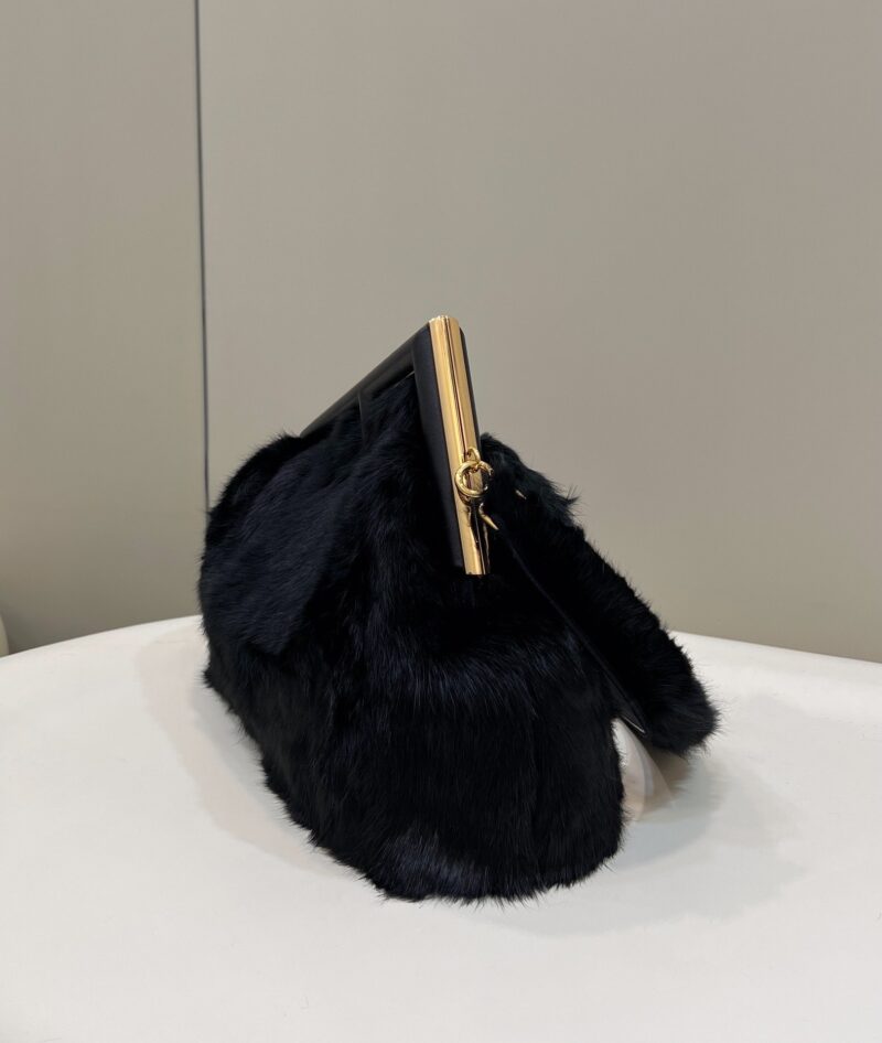 Alternative view of Fendi First Black Mink Bag 32.5 Cm