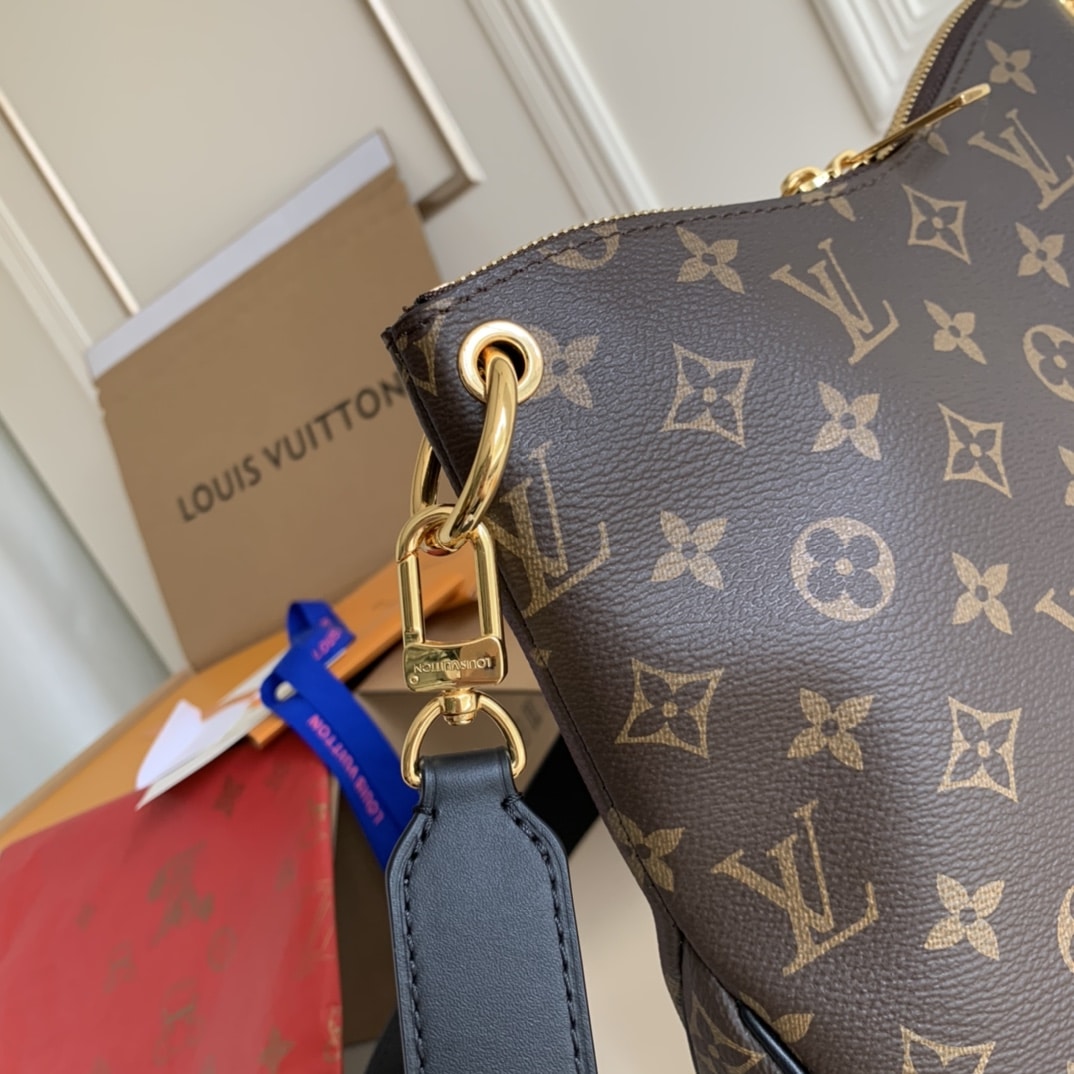 Louis Vuitton Odéon PM Monogram Canvas Black 28Cm M45353 - Image 4