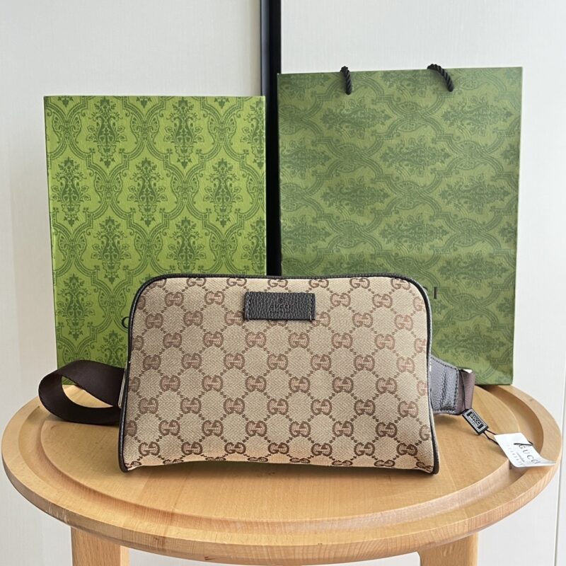 Alternative view of Gucci Gg Canvas Waistbag Beige Ebony 22Cm 449174 Ky9Kn 9886
