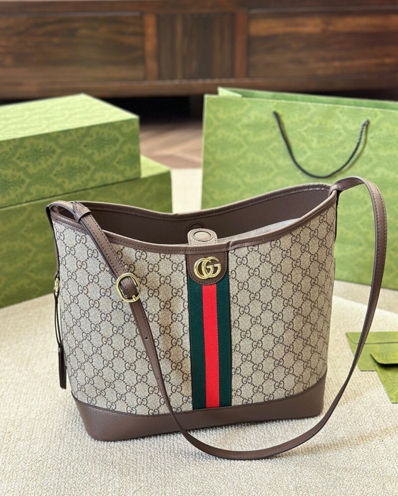Alternative view of Gucci Ophidia Gg Small Shoulder Bag ‎Beige And Ebony 23Cm 781402 96Iwg 8745
