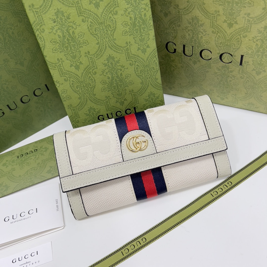 Iconic Set: Gucci Gg Emblem Large Tote Bag And Ophidia Ukmdg Wallet - Image 8