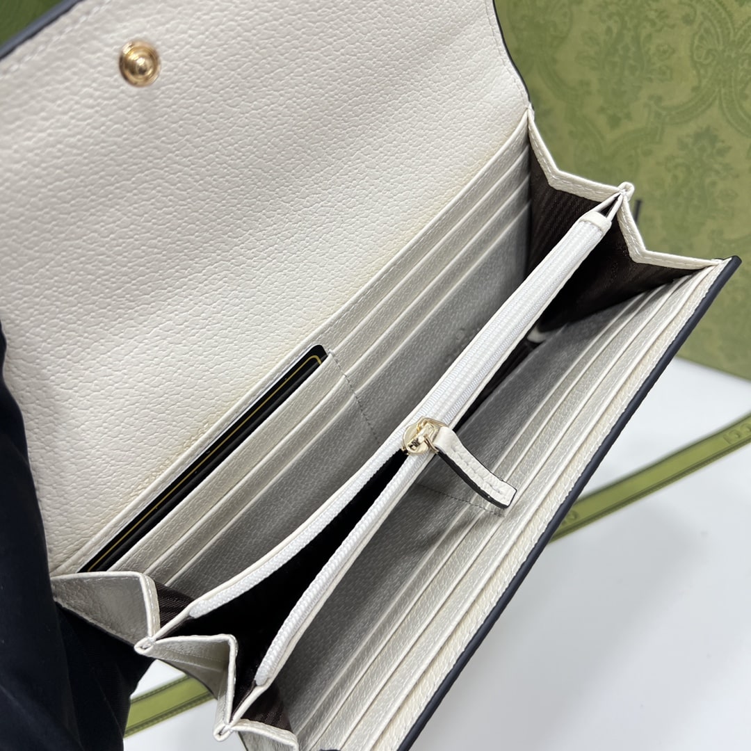 Iconic Set: Gucci Gg Emblem Large Tote Bag And Ophidia Ukmdg Wallet - Image 13